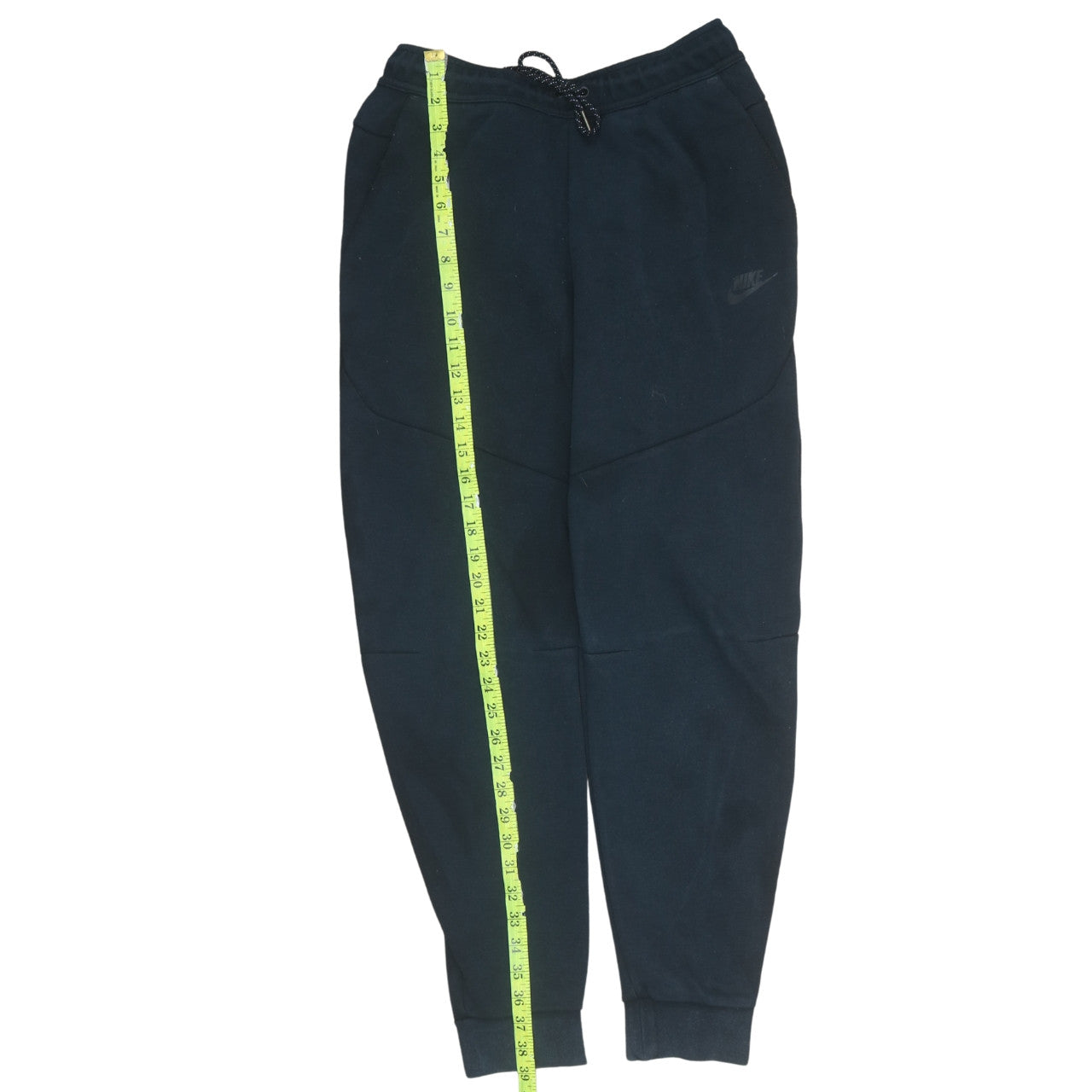 Mens UK Size M Nike Regular Fit Jogger Black Trousers