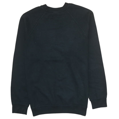 Mens UK Size M Russell Black Pullover Sweatshirt