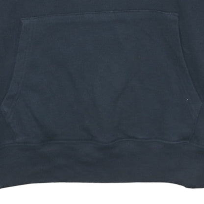 Gap Men's Black Pullover Hoodie Medium Fleece Logo Sweatshirt