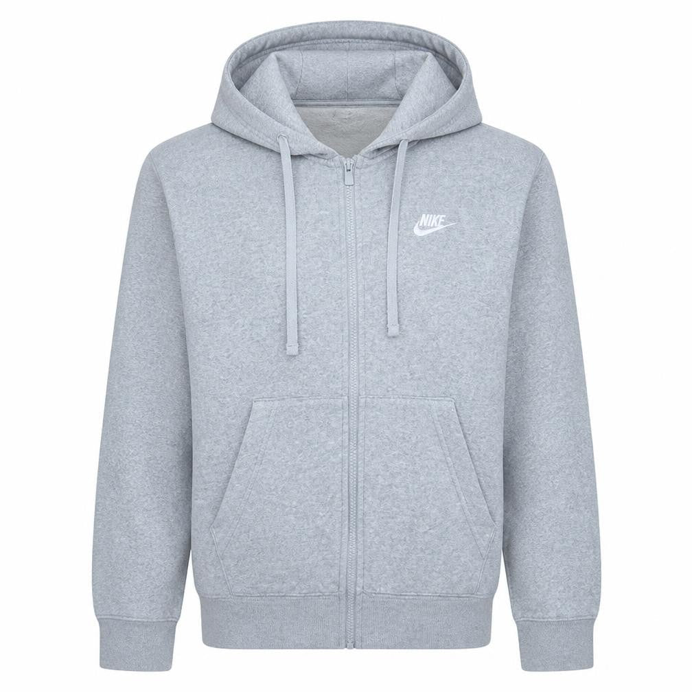 Mens UK Size XS Nike Grey Full Zip Hoodie