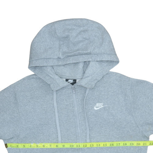 Mens UK Size XS Nike Grey Full Zip Hoodie