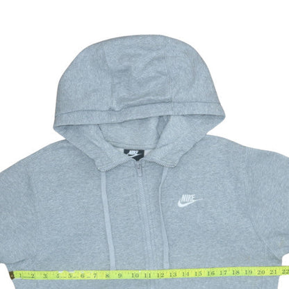 Mens UK Size XS Nike Grey Full Zip Hoodie