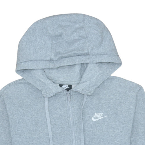 Mens UK Size XS Nike Grey Full Zip Hoodie