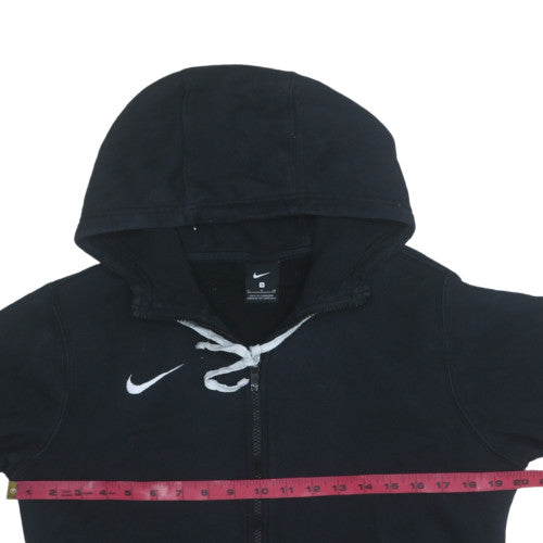 Mens UK Size S Nike Black Full Zip Hoodie