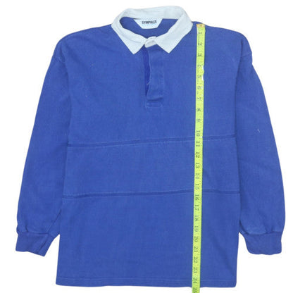 Boys UK Size L Gymphlex Blue Pullover Polo