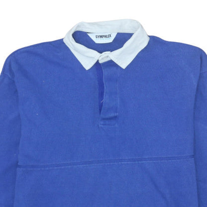 Boys UK Size L Gymphlex Blue Pullover Polo