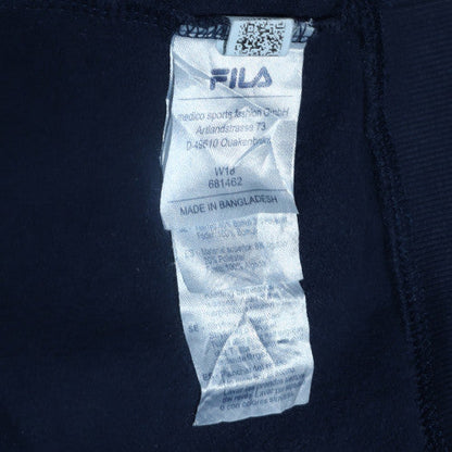 Mens UK Size L FILA Blue Pullover Hoodie