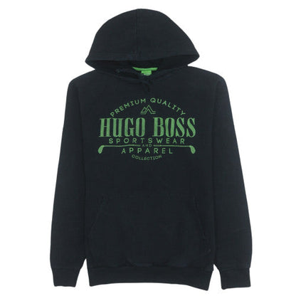 Mens UK Size S HUGO BOSS Black Pullover Hoodie