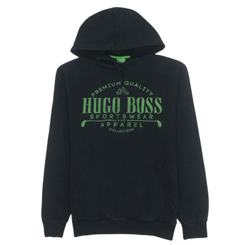 Mens UK Size S HUGO BOSS Black Pullover Hoodie