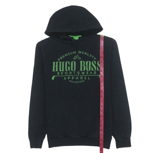 Mens UK Size S HUGO BOSS Black Pullover Hoodie