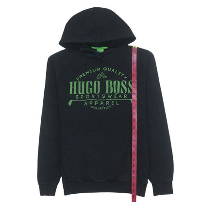 Mens UK Size S HUGO BOSS Black Pullover Hoodie