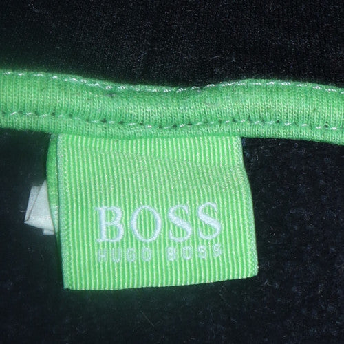Mens UK Size S HUGO BOSS Black Pullover Hoodie