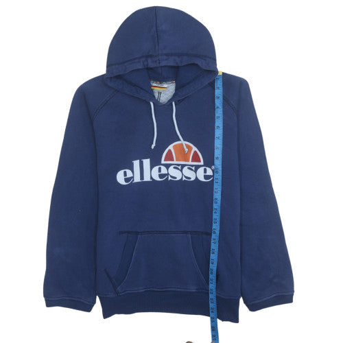 Mens UK Size M ellesse Blue Pullover Hoodie
