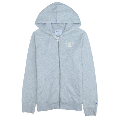 Mens UK Size M Champion Grey Full Zip Hoodie