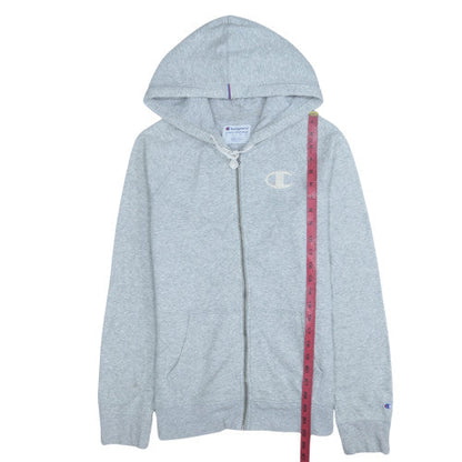 Mens UK Size M Champion Grey Full Zip Hoodie