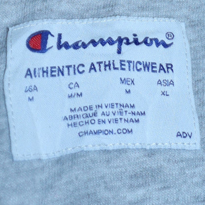 Mens UK Size M Champion Grey Full Zip Hoodie