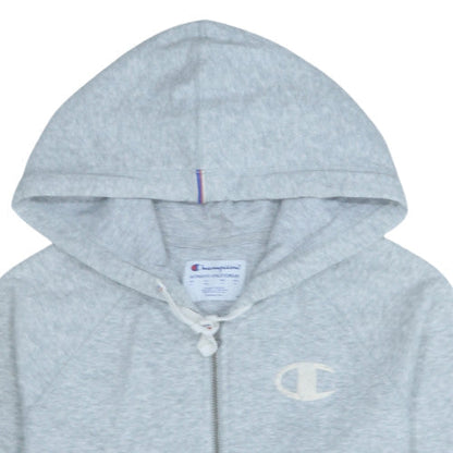 Mens UK Size M Champion Grey Full Zip Hoodie