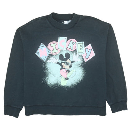Womens UK Size L H&M Black Pullover Sweatshirt