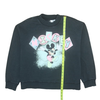 Womens UK Size L H&M Black Pullover Sweatshirt