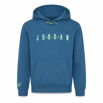 Mens UK Size L Jordan Blue Pullover Hoodie
