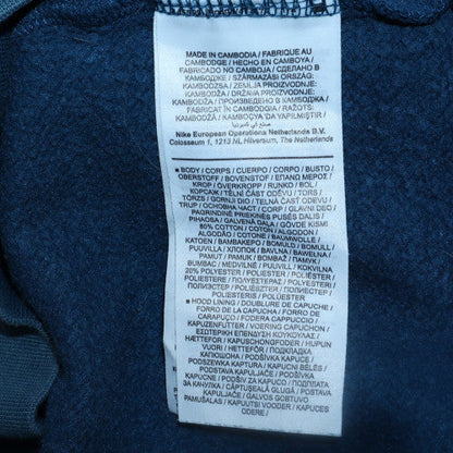 Mens UK Size L Jordan Blue Pullover Hoodie