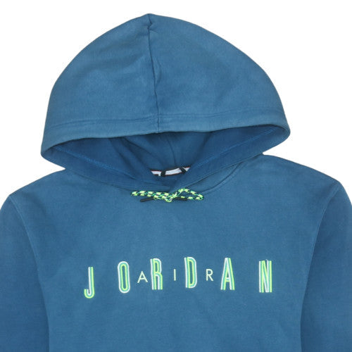 Mens UK Size L Jordan Blue Pullover Hoodie