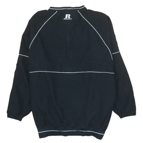 Mens UK Size L Russell Athletic Black Pullover Sweatshirt