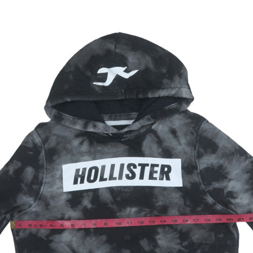 Mens UK Size M Hollister Black Pullover Hoodie