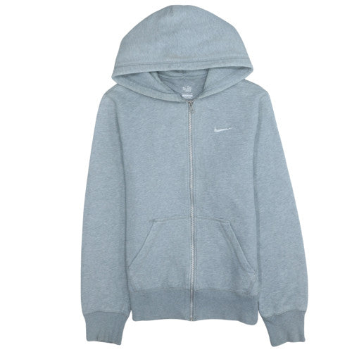 Mens UK Size S Nike Grey Full Zip Hoodie