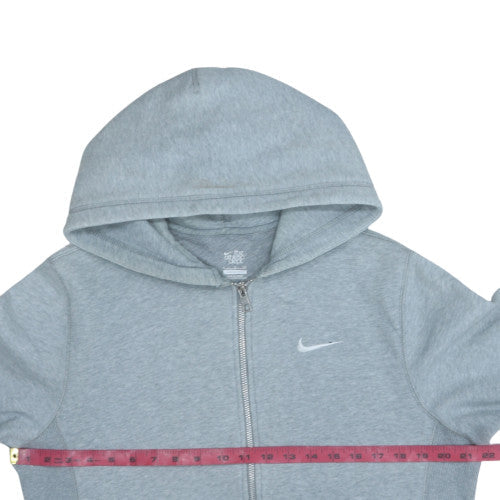Mens UK Size S Nike Grey Full Zip Hoodie