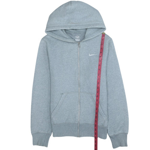 Mens UK Size S Nike Grey Full Zip Hoodie