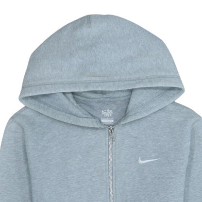 Mens UK Size S Nike Grey Full Zip Hoodie