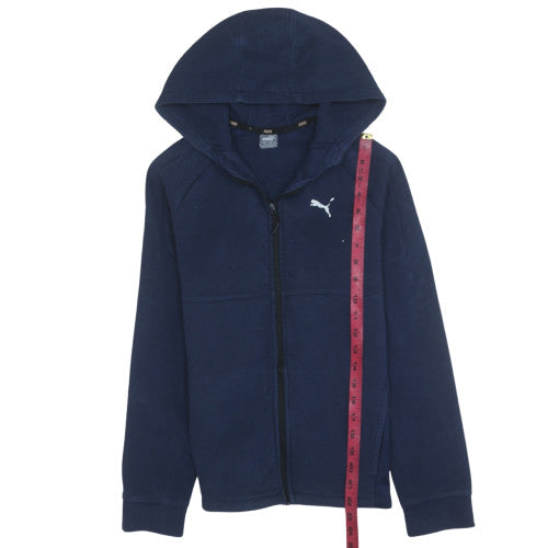 Boys UK Size 13-14 Years PUMA Blue Full Zip Hoodie