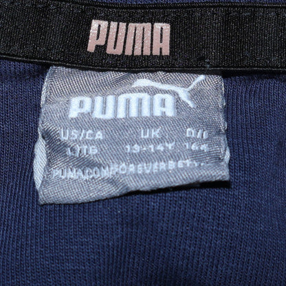 Boys UK Size 13-14 Years PUMA Blue Full Zip Hoodie
