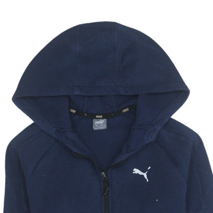 Boys UK Size 13-14 Years PUMA Blue Full Zip Hoodie