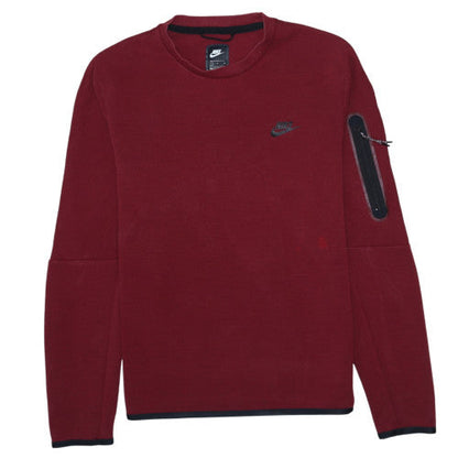 Mens UK Size M Nike Red Pullover Sweatshirt