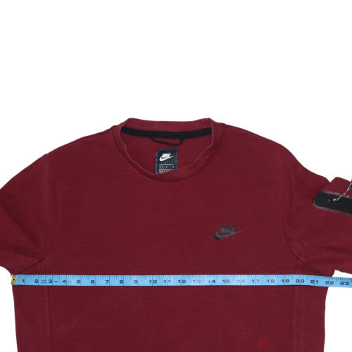 Mens UK Size M Nike Red Pullover Sweatshirt