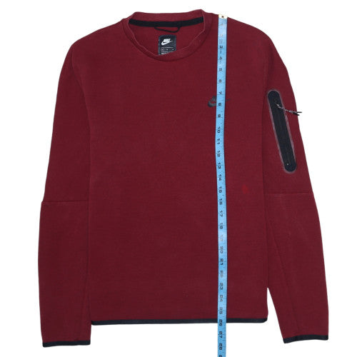 Mens UK Size M Nike Red Pullover Sweatshirt