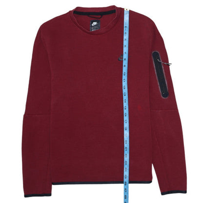 Mens UK Size M Nike Red Pullover Sweatshirt
