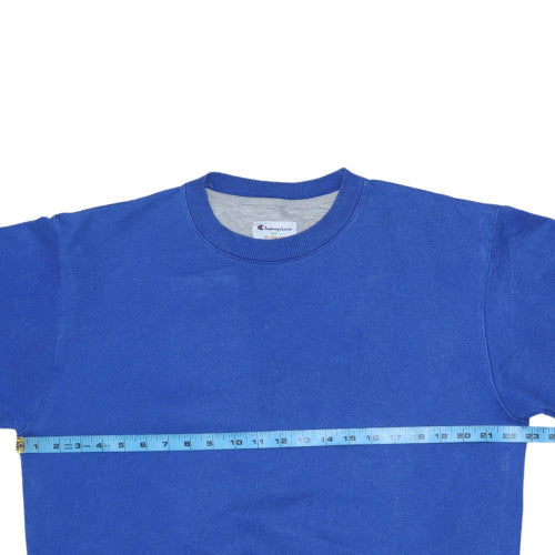 Mens UK Size M Champion Blue Pullover Sweatshirt