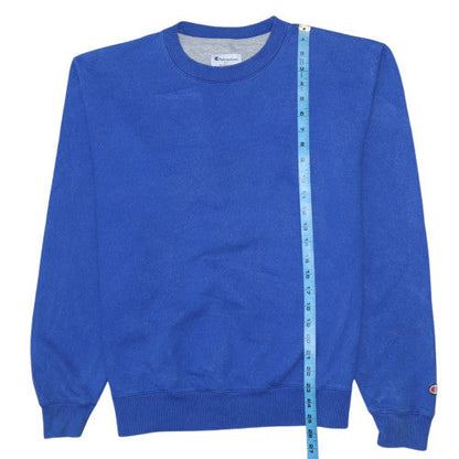 Mens UK Size M Champion Blue Pullover Sweatshirt