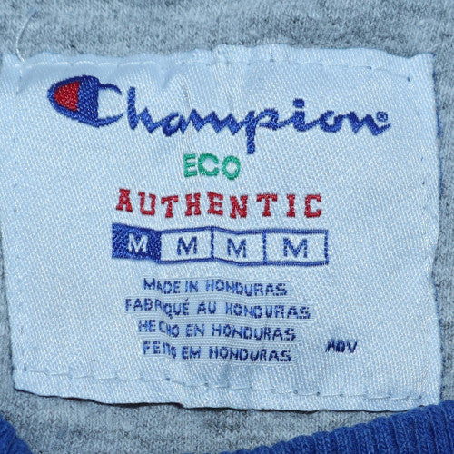 Mens UK Size M Champion Blue Pullover Sweatshirt