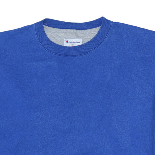 Mens UK Size M Champion Blue Pullover Sweatshirt