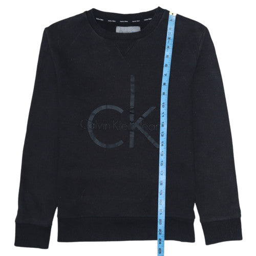 Womens UK Size S Calvin Klein Black Pullover Sweatshirt