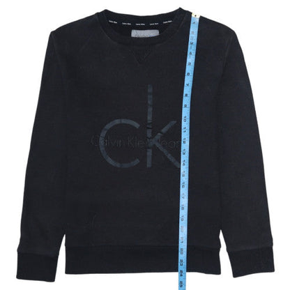 Womens UK Size S Calvin Klein Black Pullover Sweatshirt