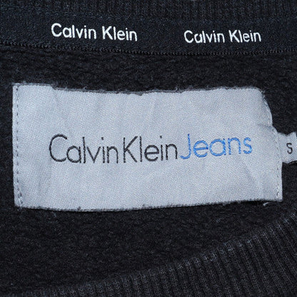 Womens UK Size S Calvin Klein Black Pullover Sweatshirt