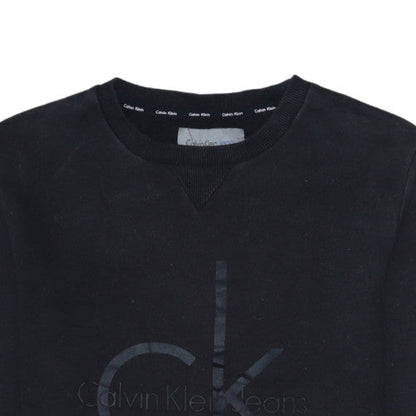Womens UK Size S Calvin Klein Black Pullover Sweatshirt