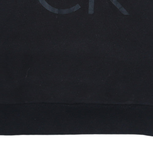 Womens UK Size S Calvin Klein Black Pullover Sweatshirt