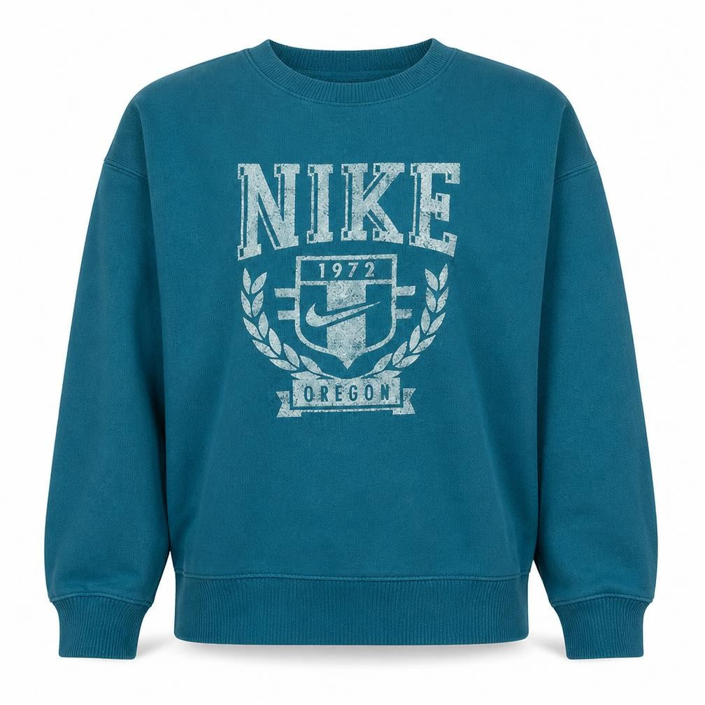Womens UK Size XS Nike Blue Pullover Sweatshirt