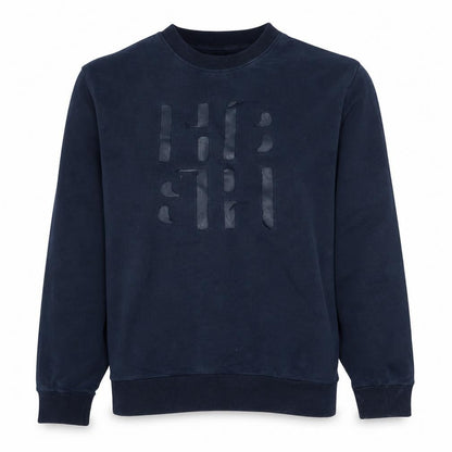 Mens UK Size L HUGO BOSS Blue Pullover Sweatshirt